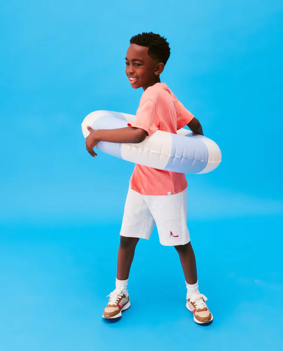 

Шорты-бермуды для мальчиков с вышивкой Kids El Corte Inglés, светло-серый