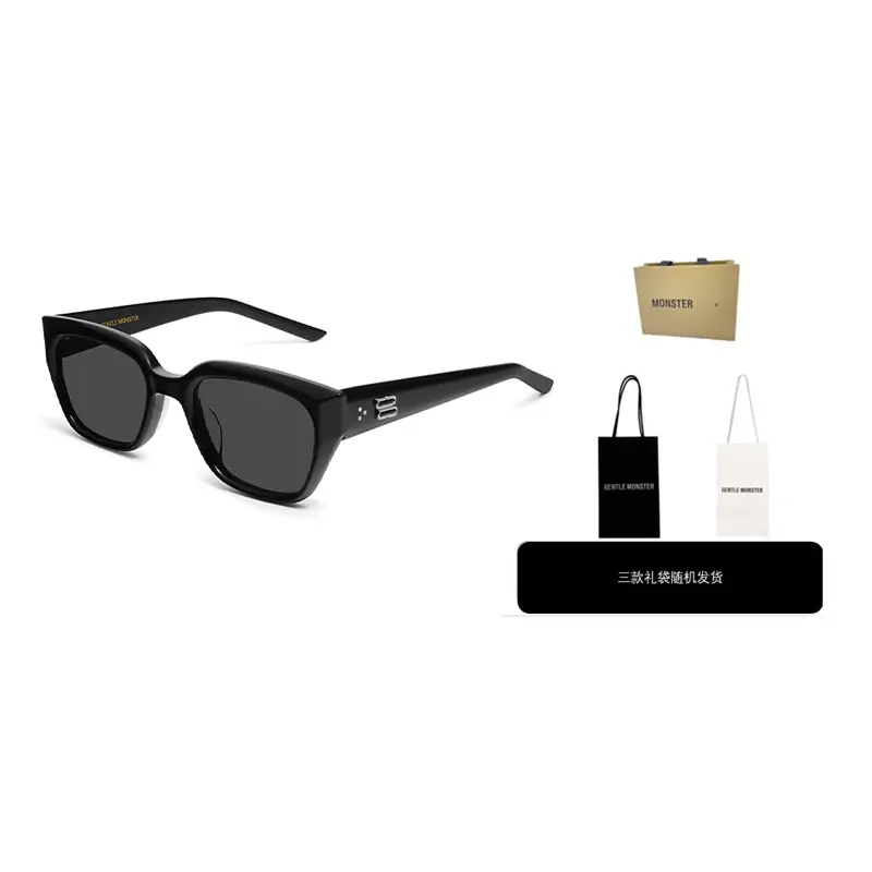 

GENTLE MONSTER Квадратные солнцезащитные очки Nabi 01, Black Box