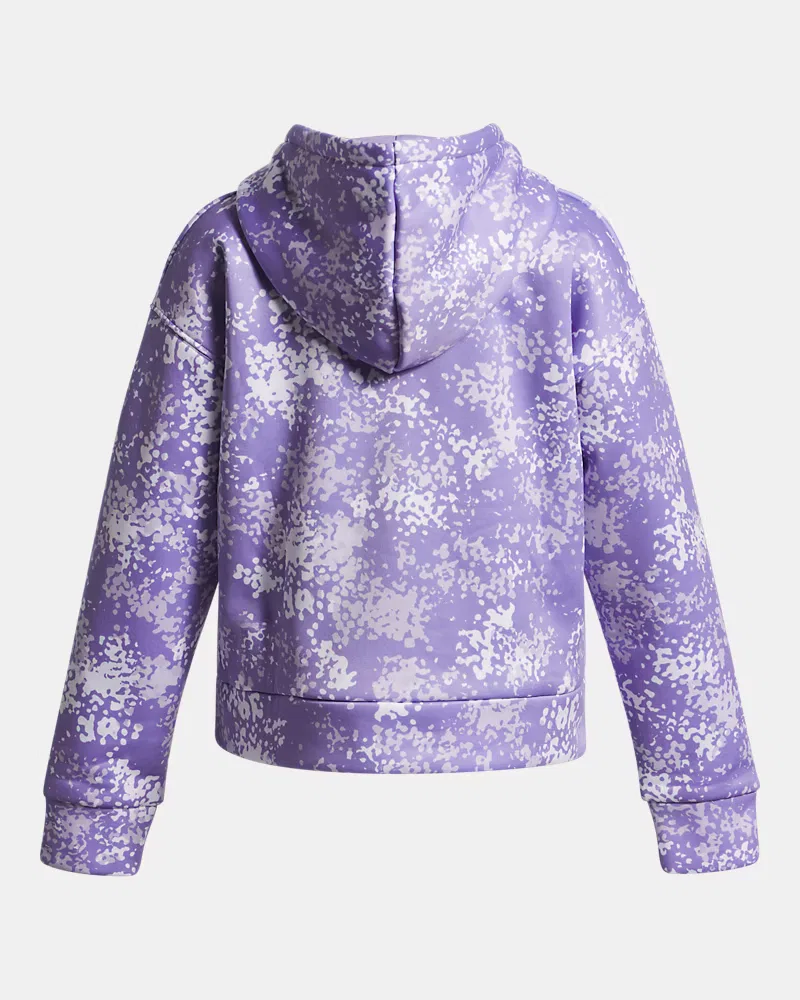 Худи с принтом по всей поверхности Armour Fleece Print UnderArmour, Transparent/White — фото 2