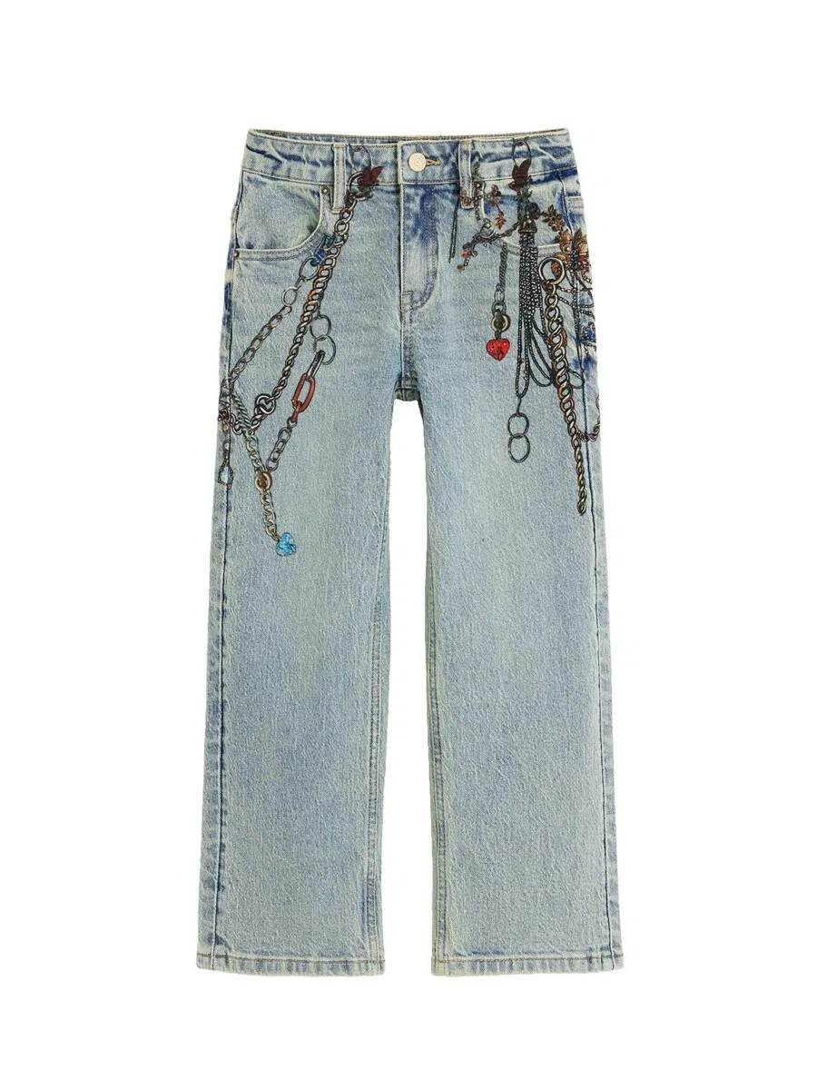Джинсы Desigual Regular синего цвета