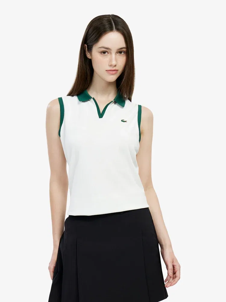 Поло LACOSTE теннисная женская White
