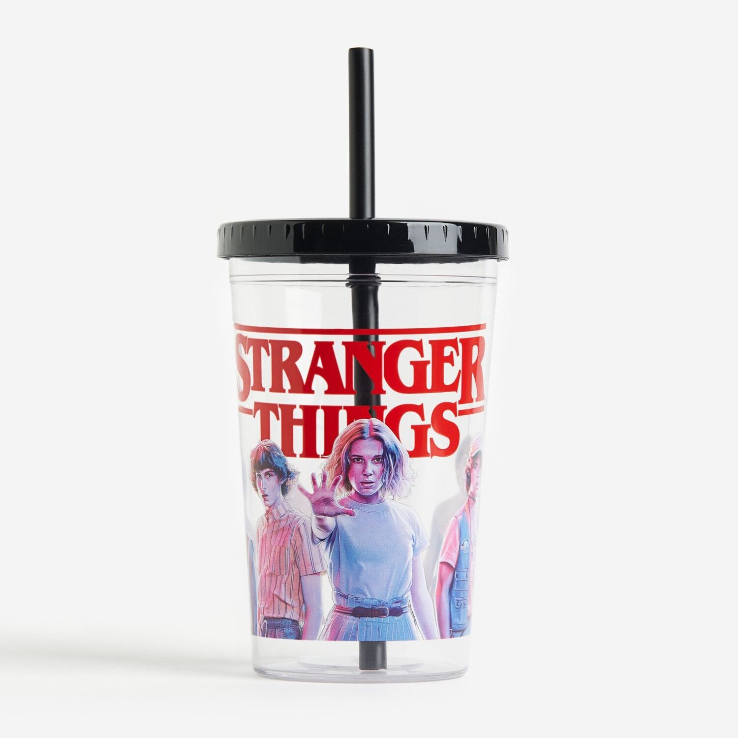 

Стакан с крышкой H&M Stranger Things, черный/мультиколор