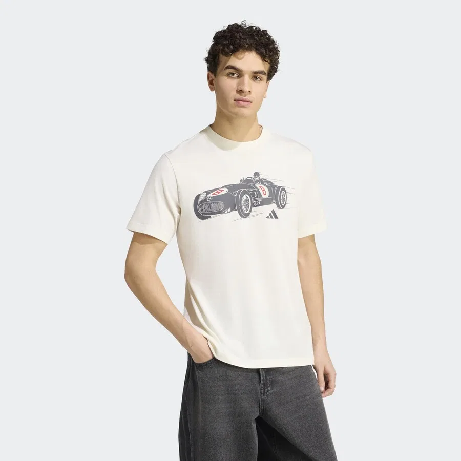 Спортивная футболка ADIDAS PERFORMANCE Performance Shirt цвета «слоновая кость» — фото 3