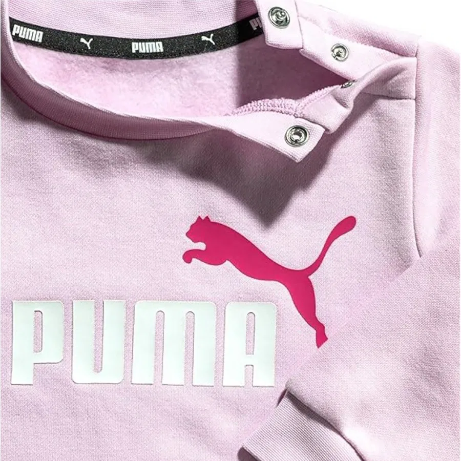 Детский спортивный комплект с принтом Puma, Розовый — фото 3