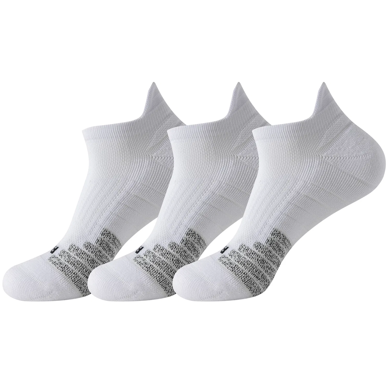 Детские баскетбольные носки, набор из 3 пар, White Gray 3, MIIOW