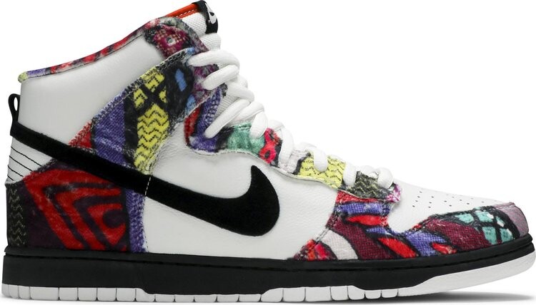 

Кроссовки Nike Dunk High Premium SB 'Huxtable', белый