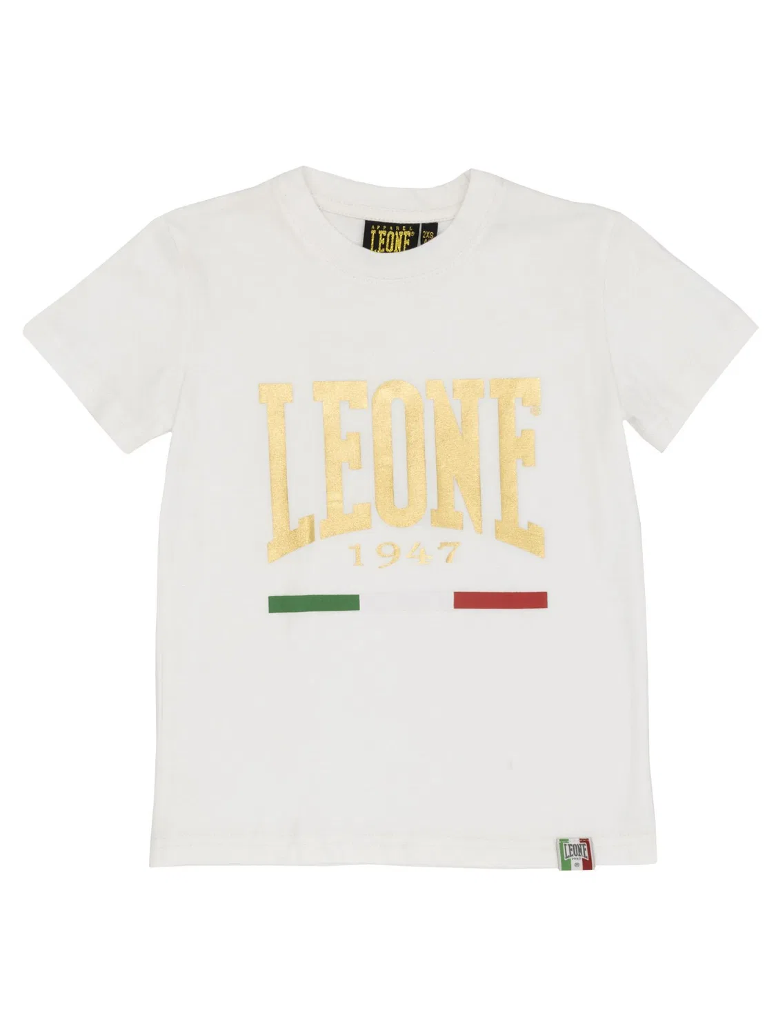 Детская футболка с коротким рукавом Gold Boy Leone 1947 Apparel, Weiss