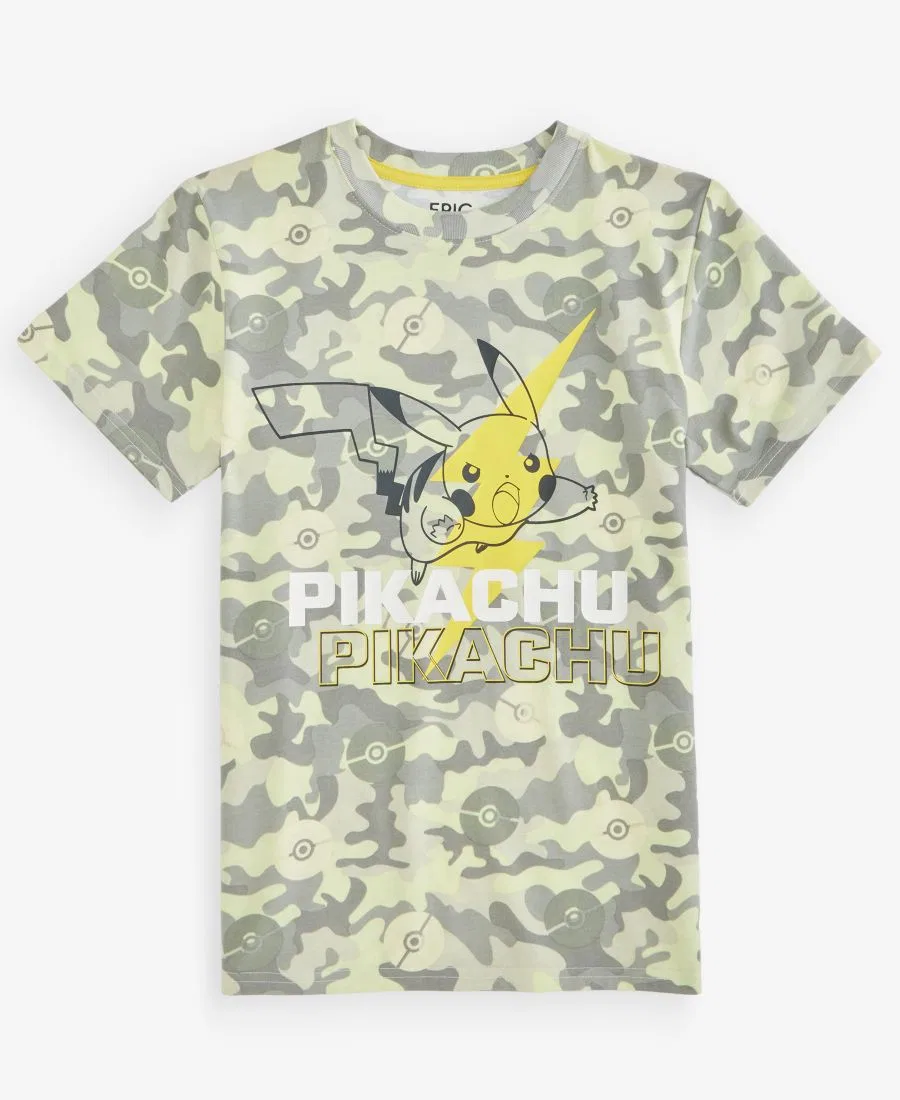 Футболка с принтом Bolt Pikachu Epic Threads, Bright White — фото 2