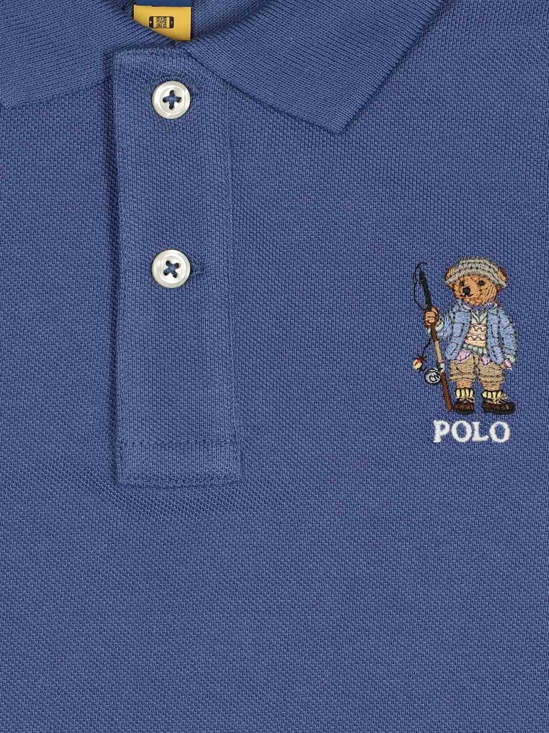 Рубашка поло Polo Bear Polo Ralph Lauren Kids, синий — фото 3