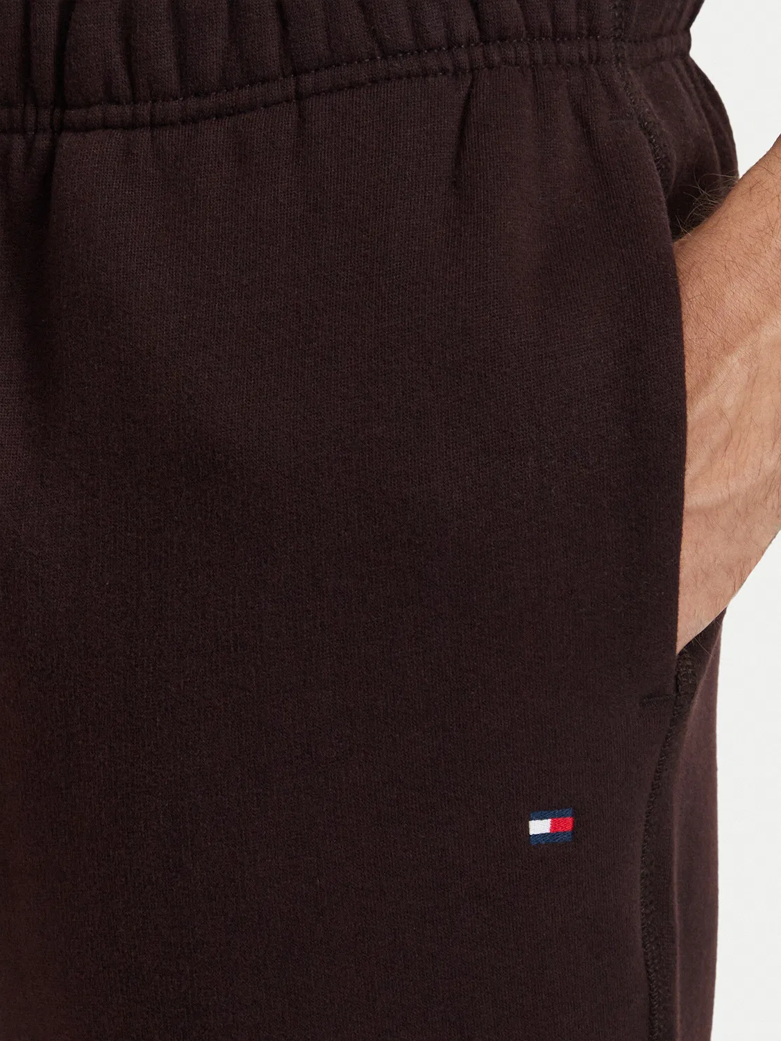 Мужские спортивные брюки свободного кроя Essential Tommy Hilfiger, темно-коричневый — фото 4