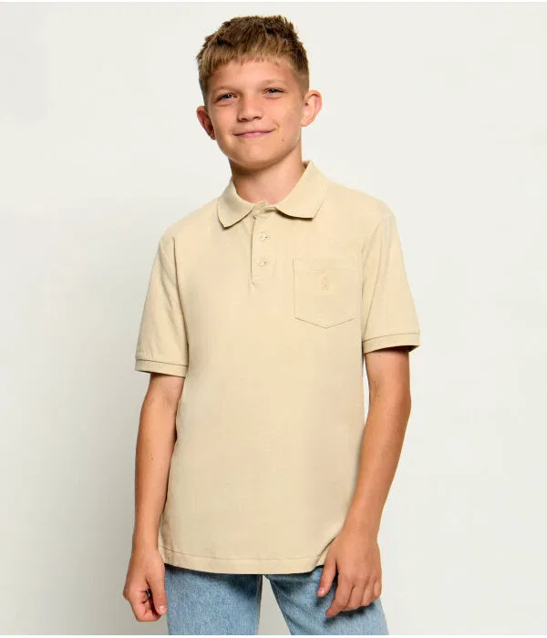 Детское поло Polo Ralph Lauren, бежевый