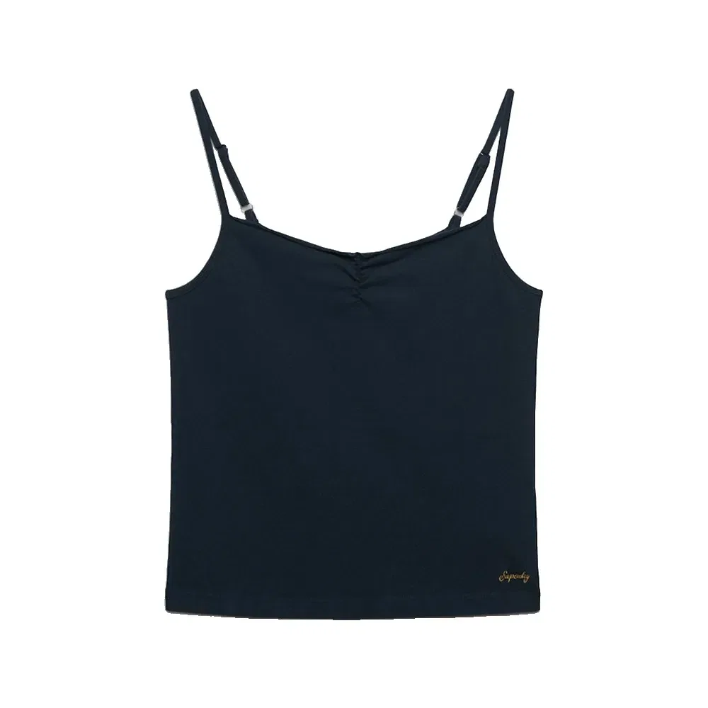 Топ без рукавов Athletic Essential Gathered Cami Superdry, синий — фото 3