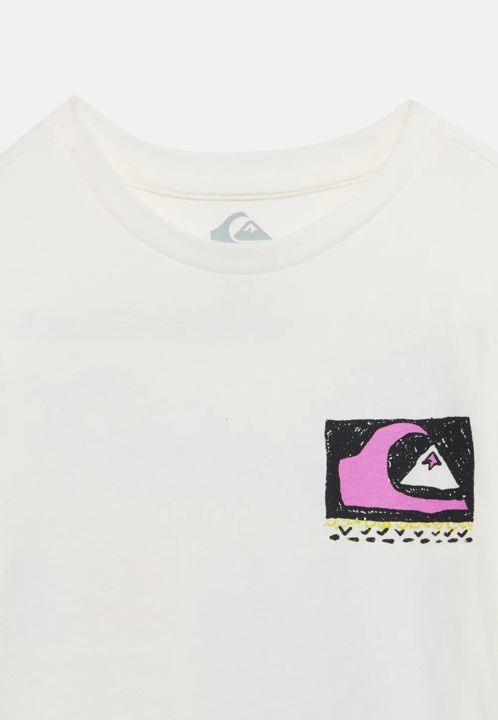 Kingpin - футболка с принтом Quiksilver, Snow White — фото 4
