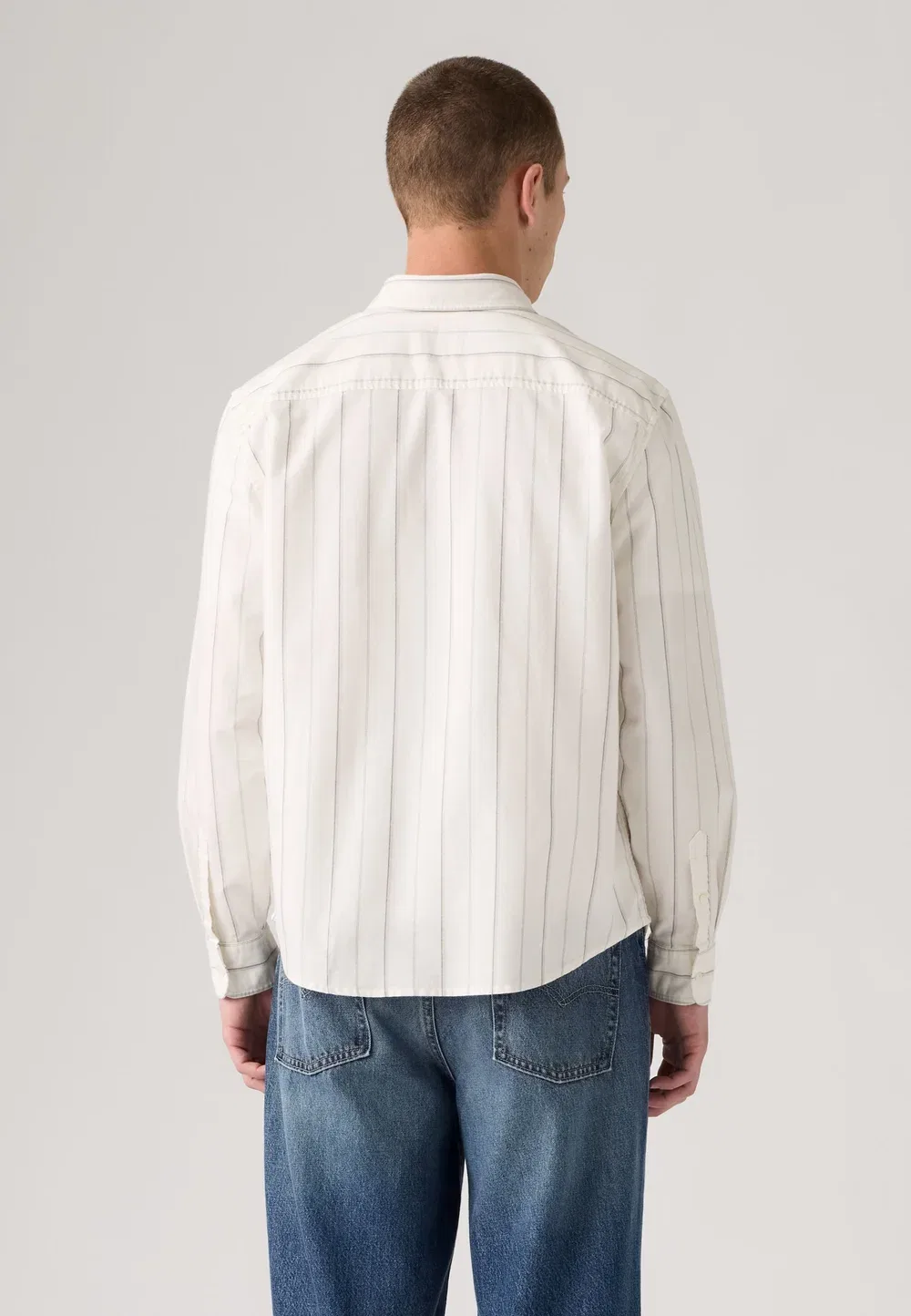 Настоящая рубашка на пуговицах Levi'S, Oisin Stripe Cloud Dancer — фото 2