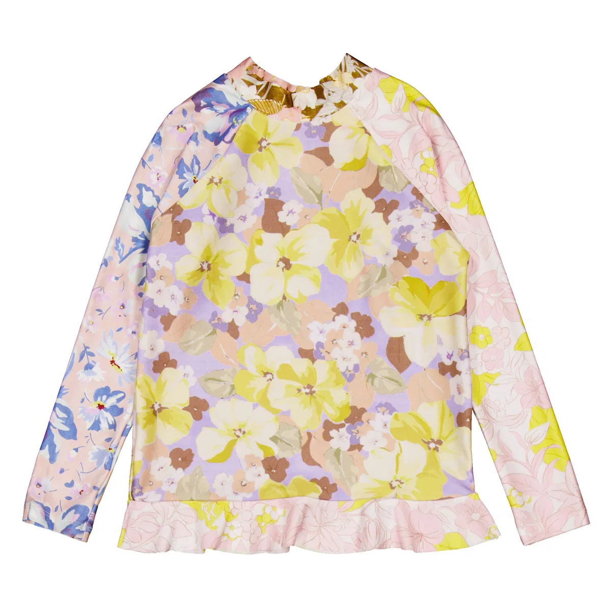 Купальный топ с воланами Pop Spliced Frill Rashie Zimmermann, Spliced