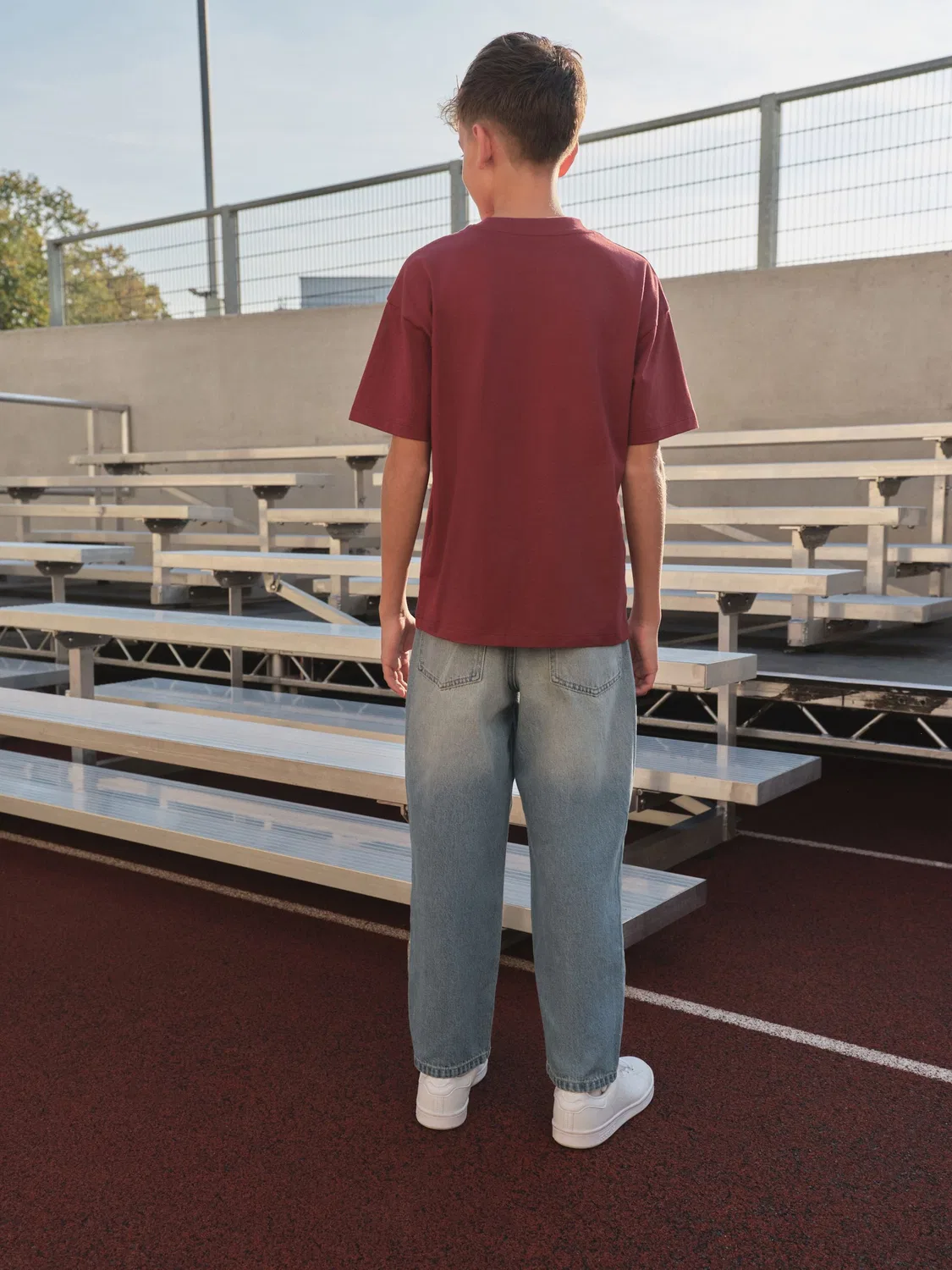 Футболка с графическим принтом Varsity Next, ягодный красный — фото 2