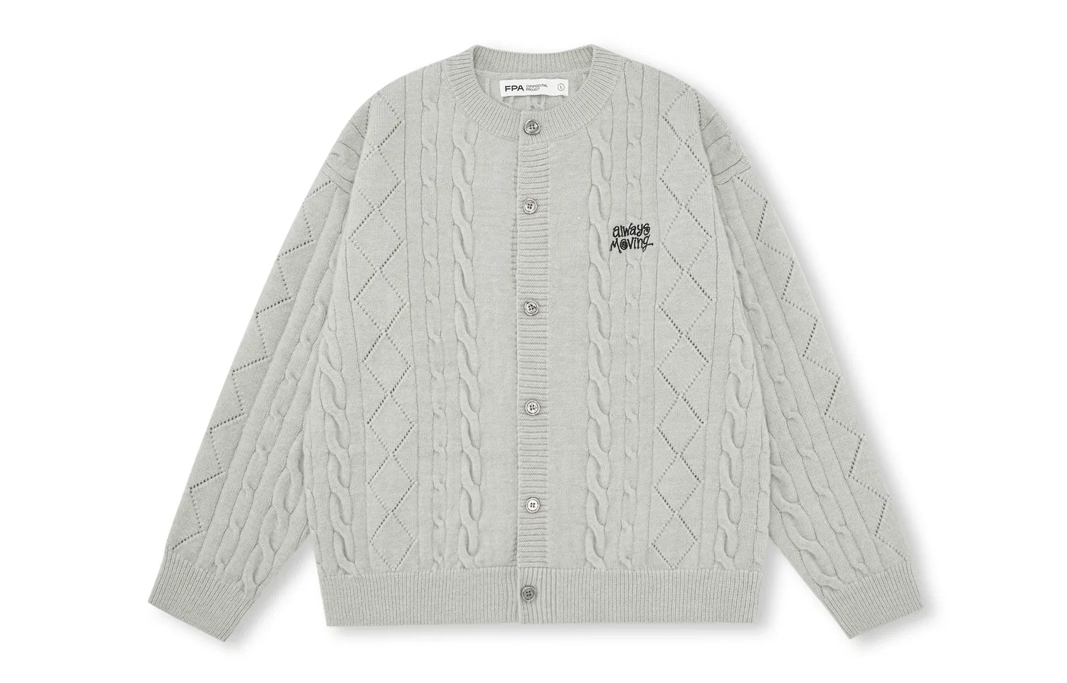 Детский свитер с круглым вырезом FPA, Heather Gray