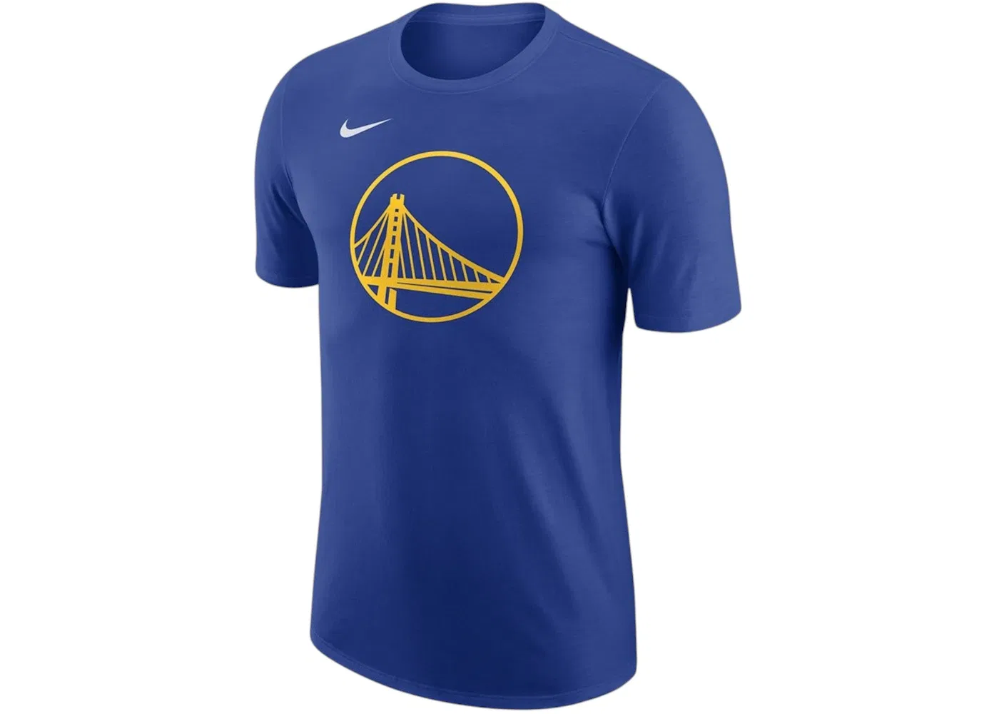 Мужская футболка с длинным рукавом Nike NBA Golden State Warriors Essential T-shirt, Blue/Yellow