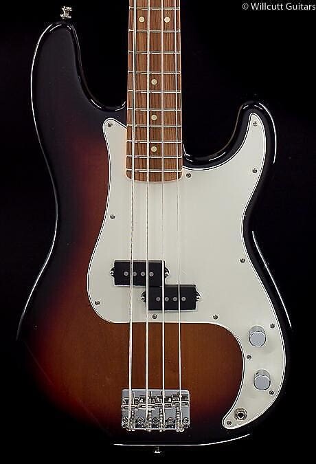 

Fender Player Precision Bass 3-цветная бас-гитара Sunburst Pau Ferro - MX22063795-8.98 lbs