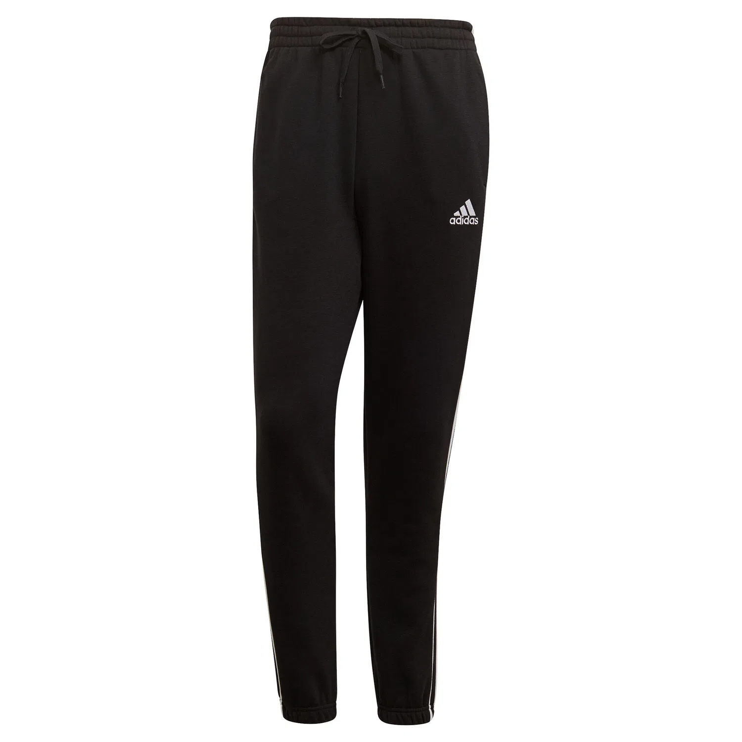 Мужские спортивные брюки с эластичным поясом Essentials Fleece Tapered Elastic Adidas, Schwarz Weiss