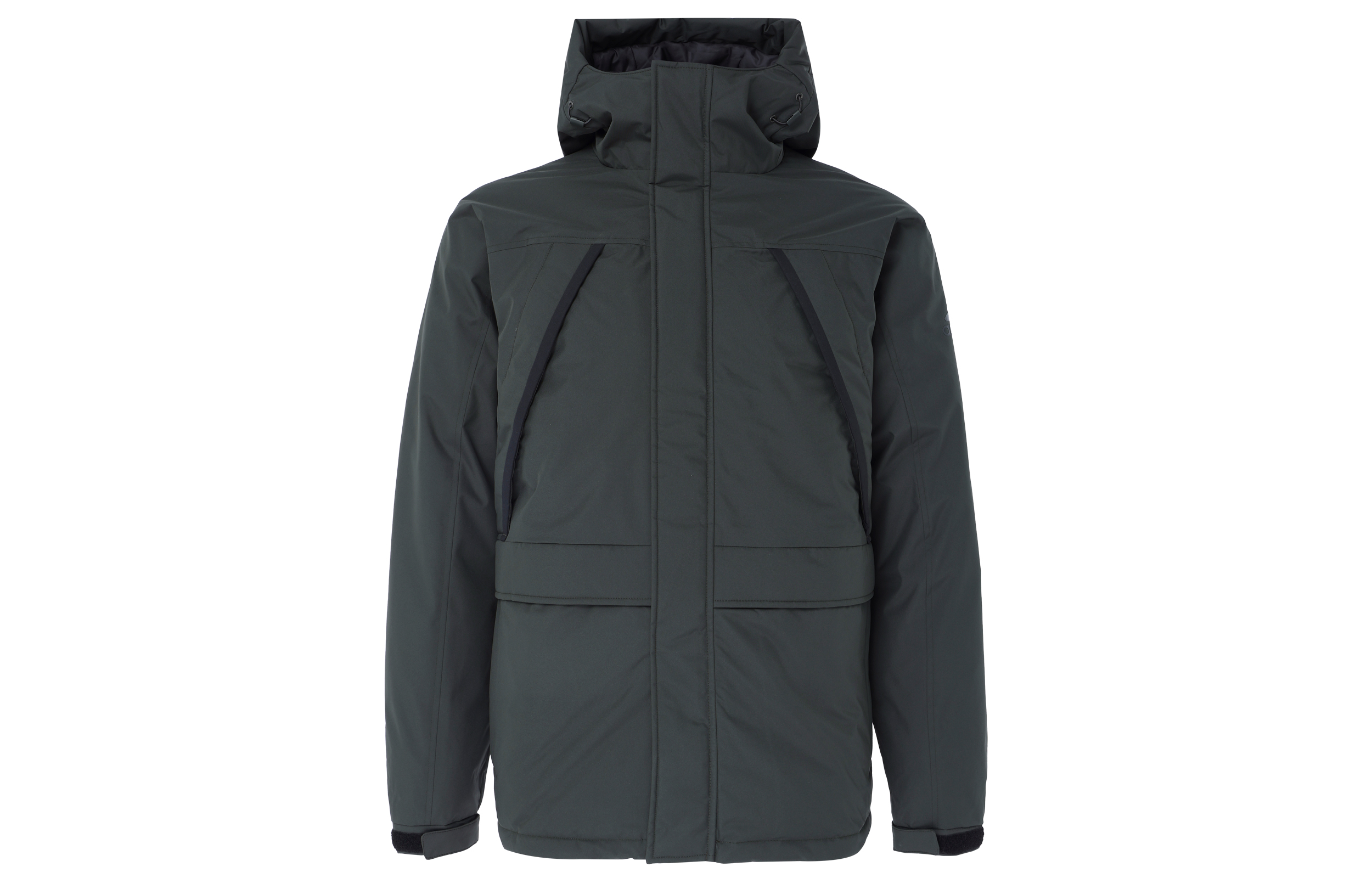 

Пуховик Adidas Outdoor Sports hooded down, коричневый