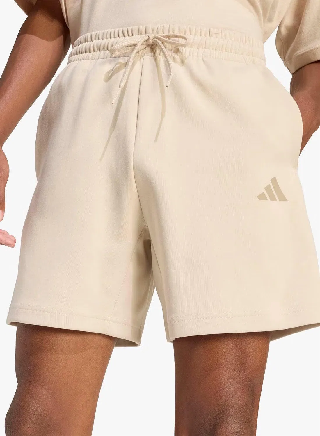 Шорты с логотипом Future Icons Adidas, бежевый