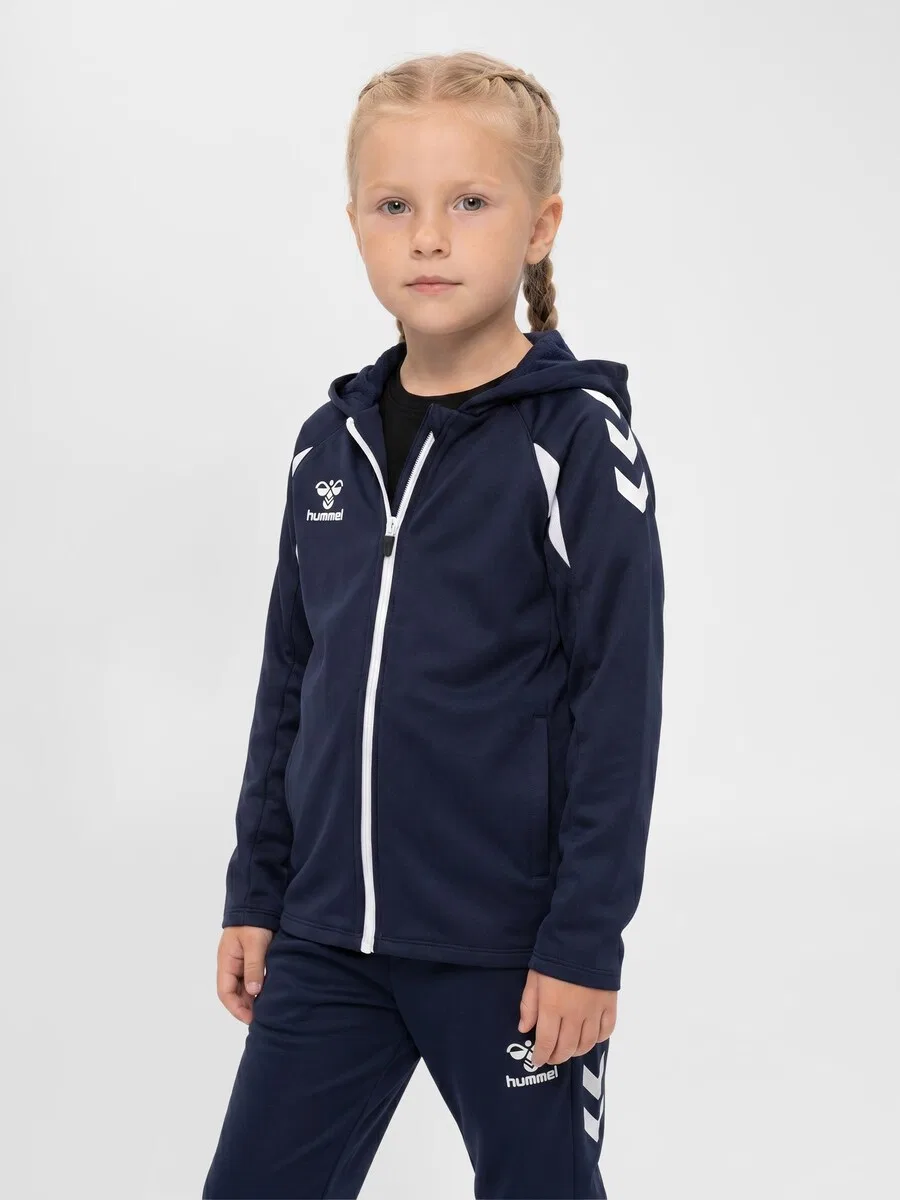 Толстовка на молнии Hummel Athletic 'Core 2.0' в темно-синем цвете — фото 2