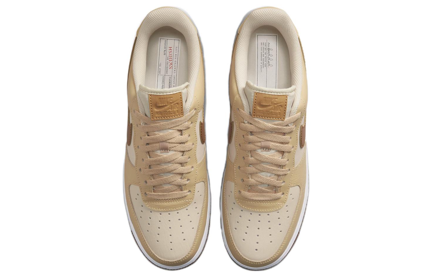 Кроссовки Nike Air Force 1 Low '07 LV8, бежевый/коричневый — фото 4