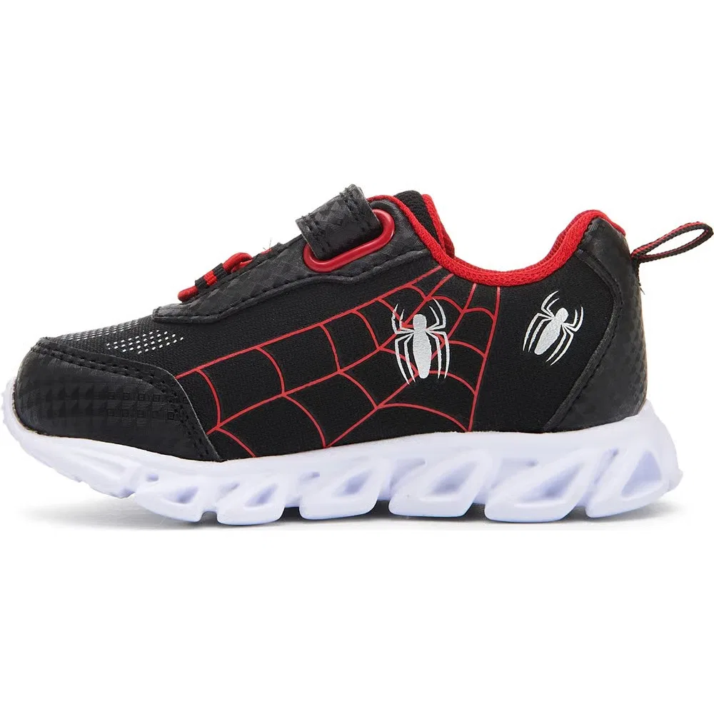 Детские светящиеся кроссовки Spider-Man, Black/Red/Multi — фото 3