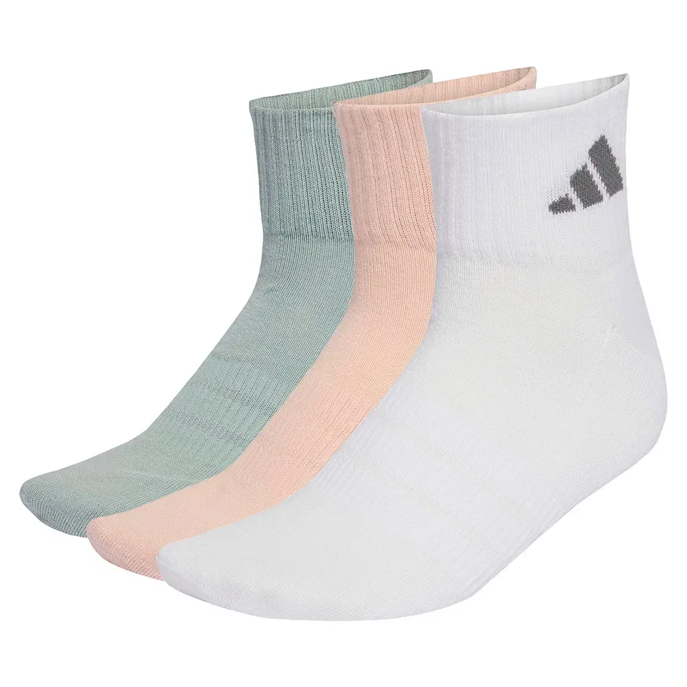 Носки спортивные Adidas Cushioned Sportswear Ankle, 3 пары, мультиколор