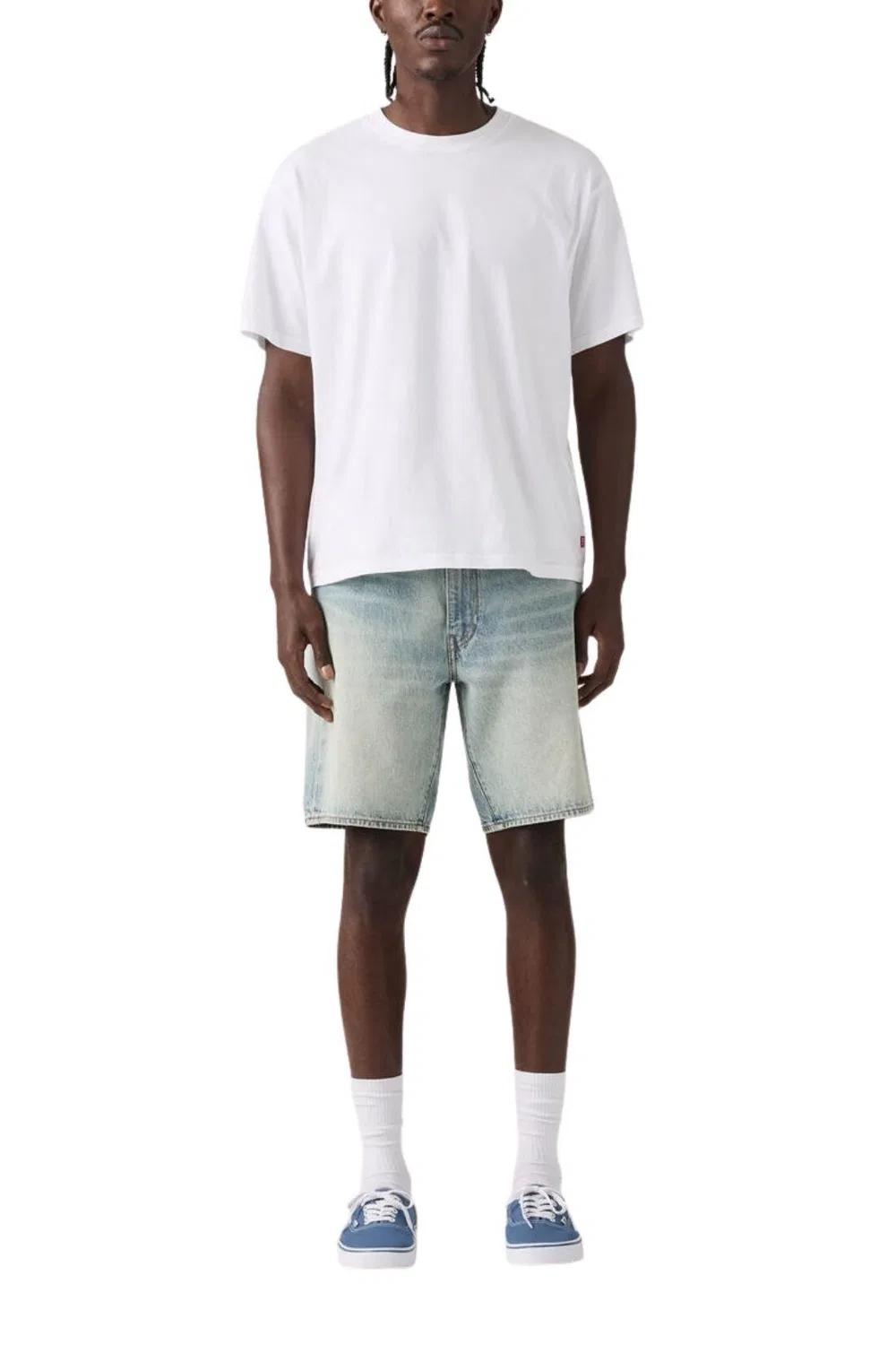 Мужские джинсовые бермуды 468 Loose Fit Levi's, Blau