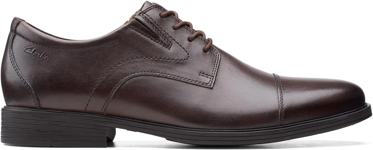 Мужские туфли Clarks Whiddon Plain, темно-коричневый — фото 3