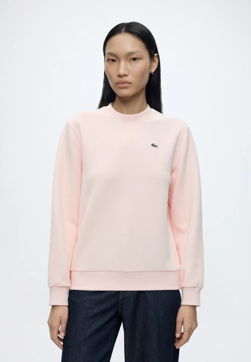 Толстовка Lacoste Sf5245_Ady, Однотонная, Розовая