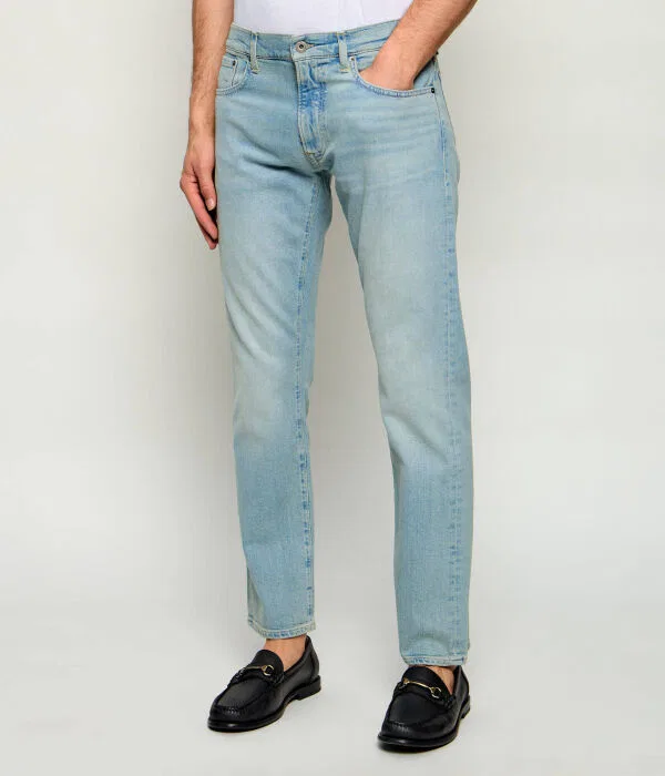 Мужские джинсы Slim Fit BOSS x Beckham Slim Fit, Azzurro — фото 3