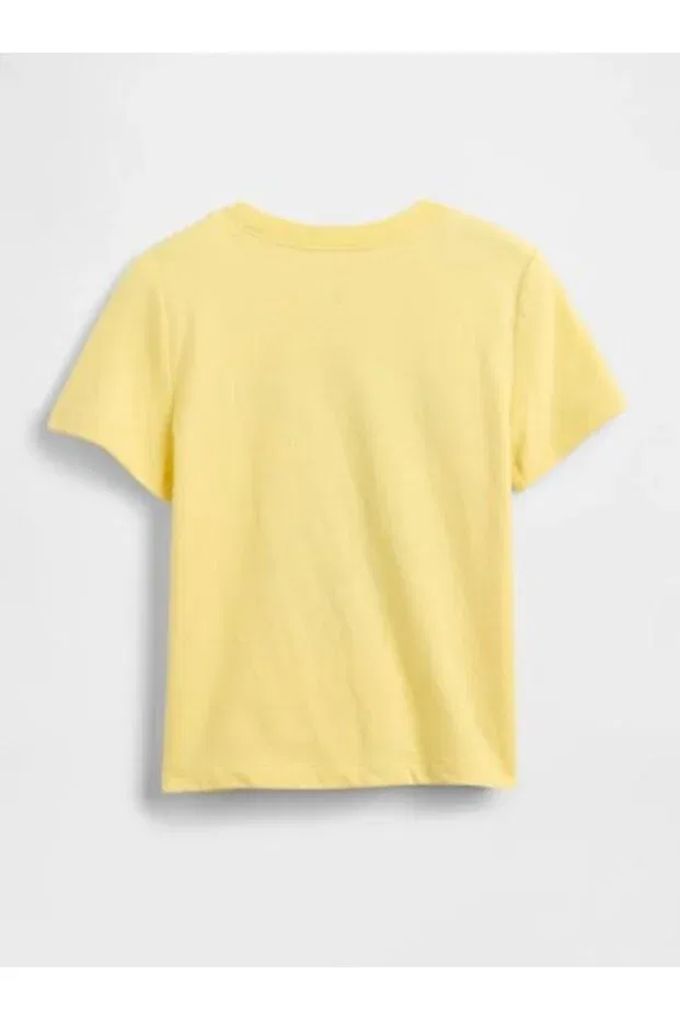 Детская футболка для мальчиков с принтом Gap Kids, Yellow — фото 3