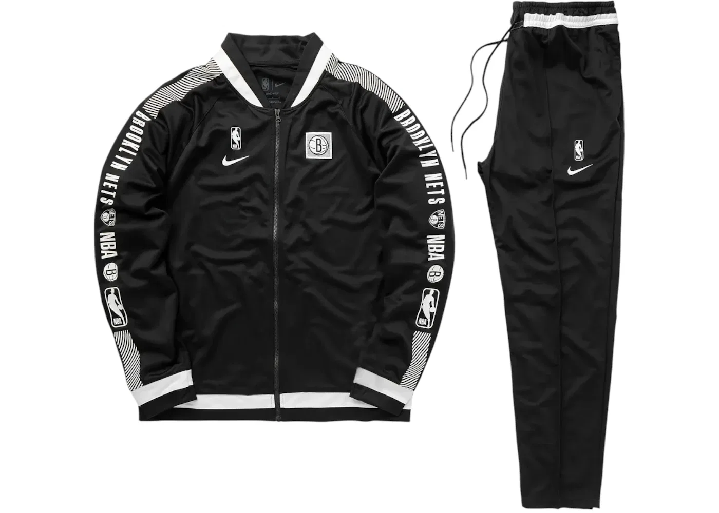 Мужской спортивный костюм Dri-FIT Nike NBA Brooklyn Nets Starting 5, Black/White