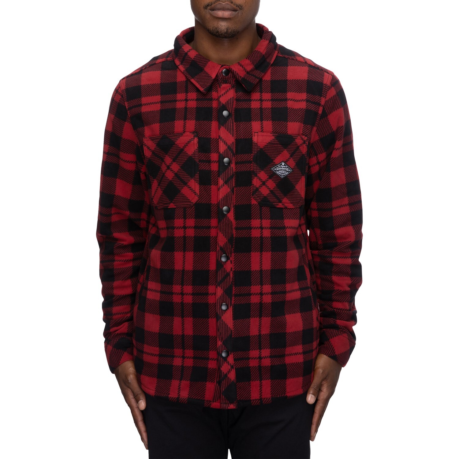 

Рубашка Sierra Fleece 686, красный/черный