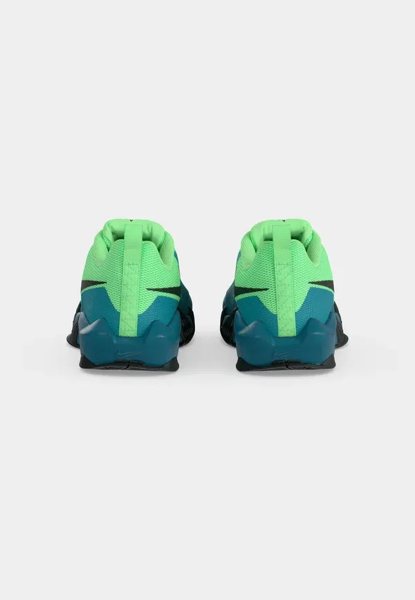 Кроссовки баскетбольные с дышащей сеткой Dynamite Nike Performance Illusion Green/Black/Bright Spruce/Energy, черный/зеленый — фото 4
