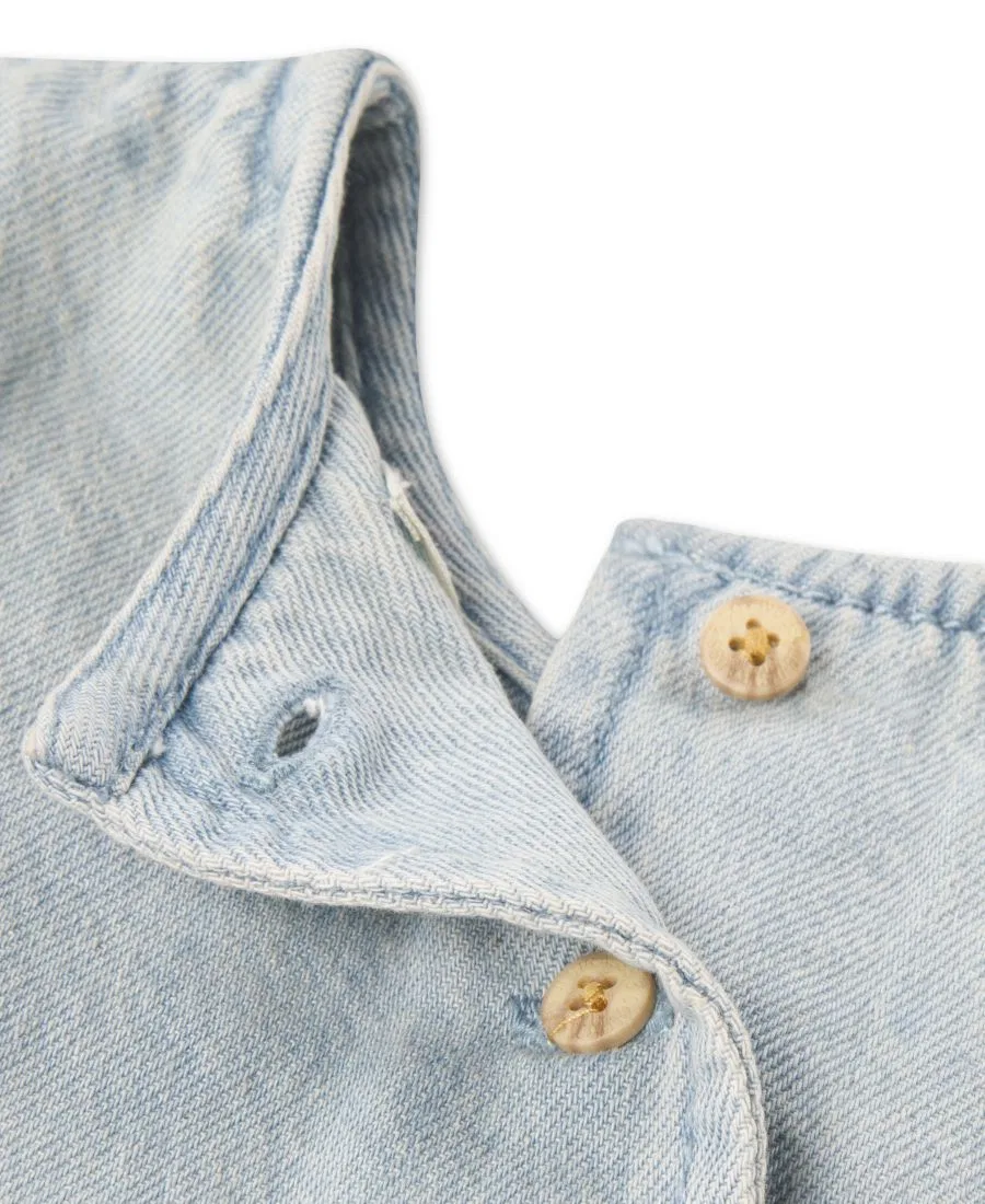 Комплект из топа и брюк с кокеткой, с рукавом-фонарик Levi's, Bauhaus Blues — фото 3