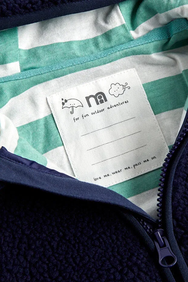 Детское пальто для девочек с капюшоном Mothercare, Multicolor — фото 3