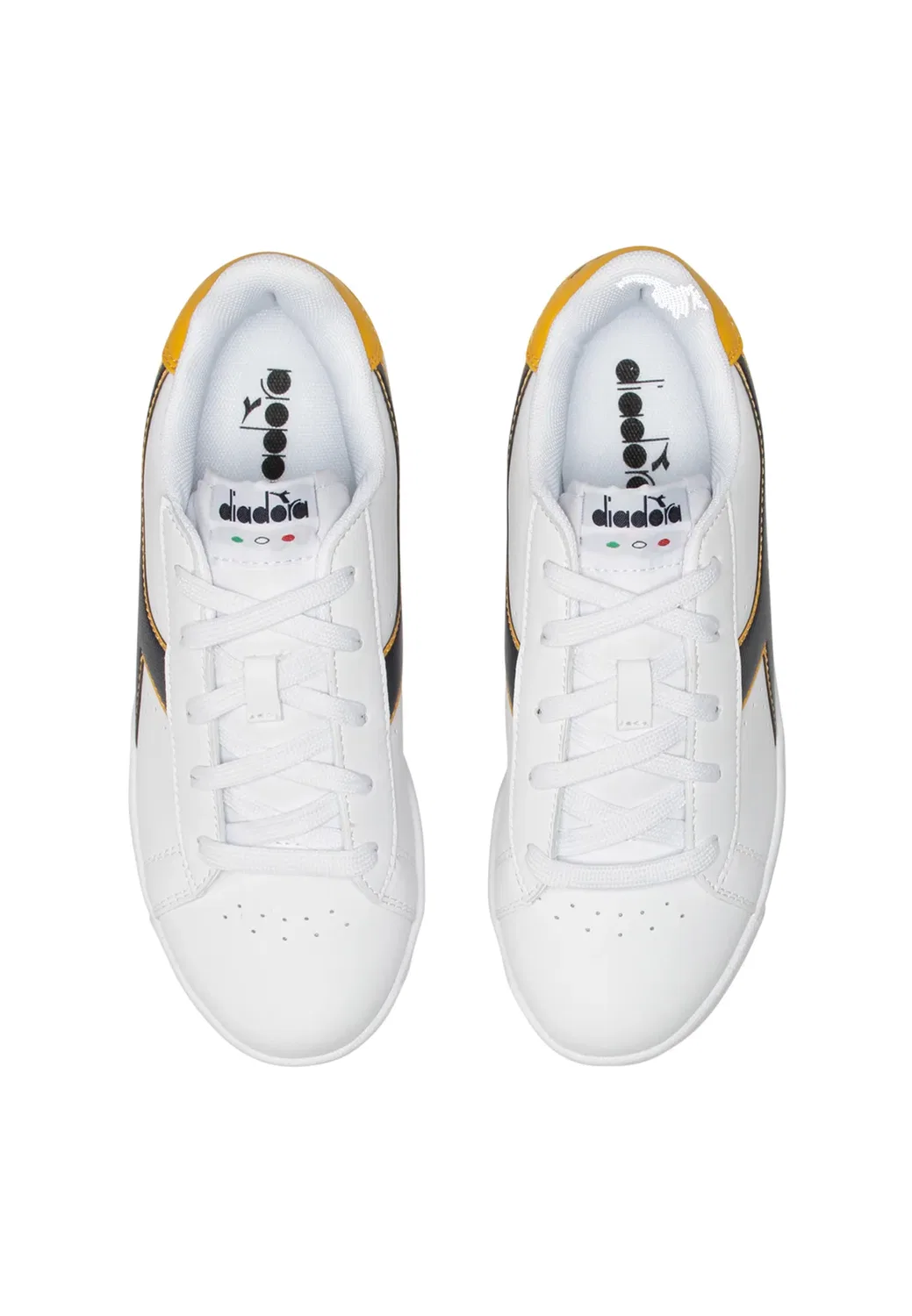 Game p gs - тренеры Diadora, White-Black Iris-Gold Fusion — фото 4