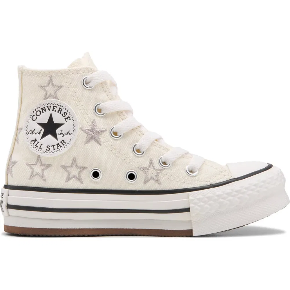 Детские высокие кеды Chuck Taylor All Star Lift Converse, Egret/Papyrus — фото 2