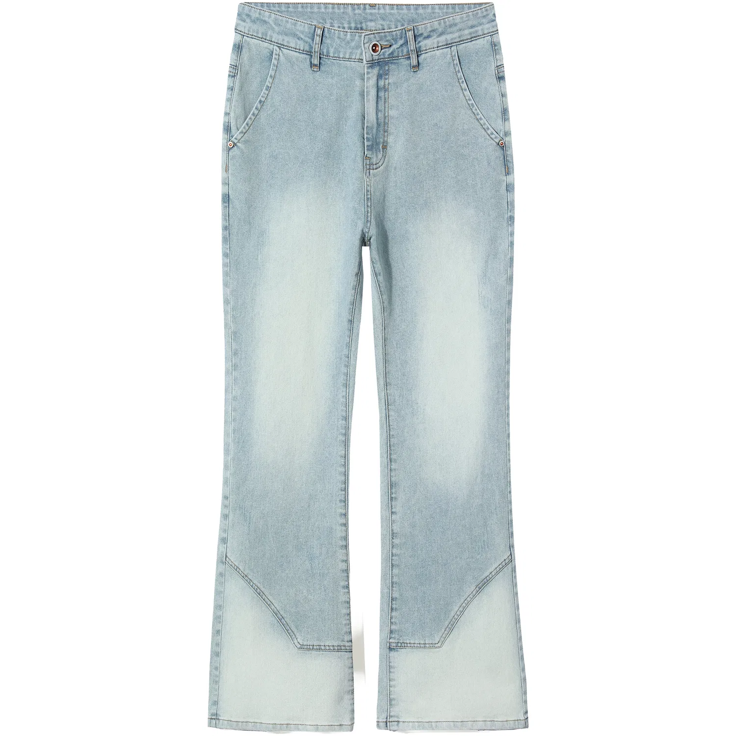 Детские джинсы клеш с заниженной талией Jeep Leisure Collection, Light Blue