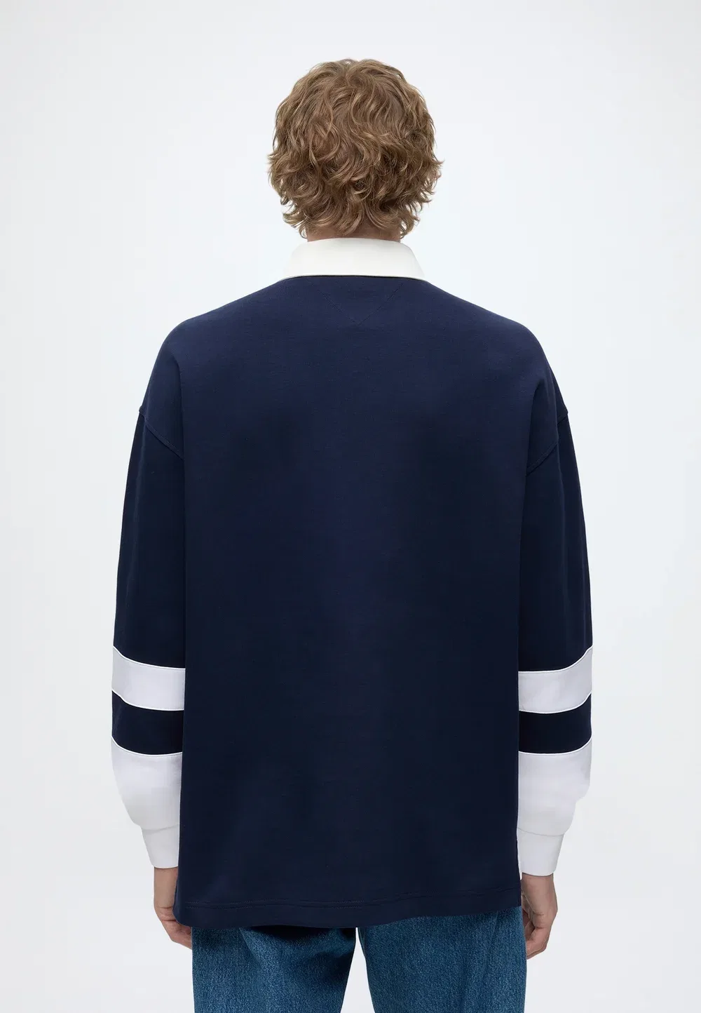 Парусный регби - толстовка Tommy Hilfiger, Carbon Navy/Multi — фото 3