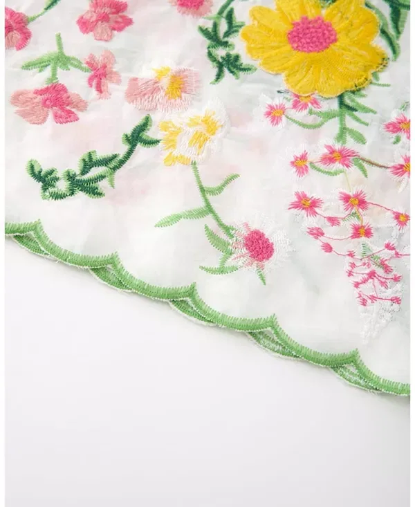 Детское платье для девочек с вышивкой Kaylee Marlo Kids, Floral — фото 4