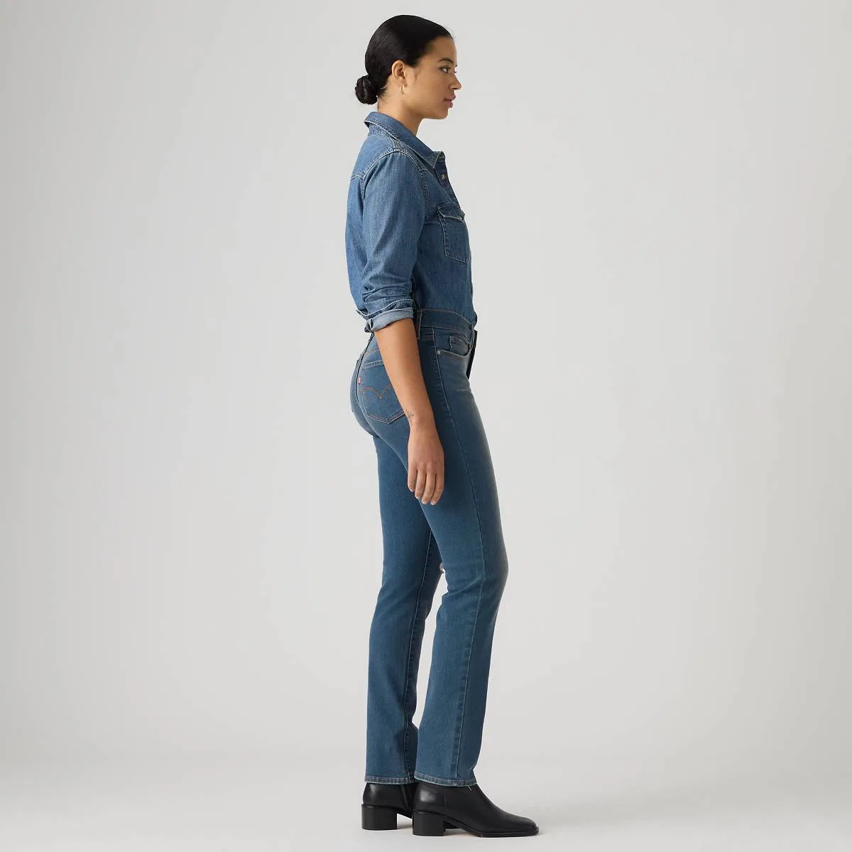 облегающие женские джинсы 311 Levi's, Middle Grade - Medium Wash — фото 4