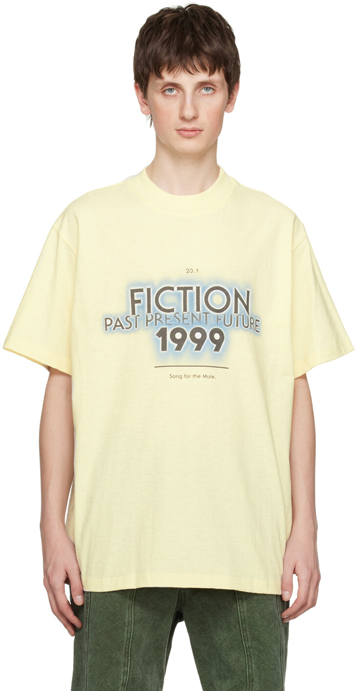 

Футболка Off-White '1999 Fiction' Song for the Mute, Зеленый, Футболка Off-White '1999 Fiction' Song for the Mute