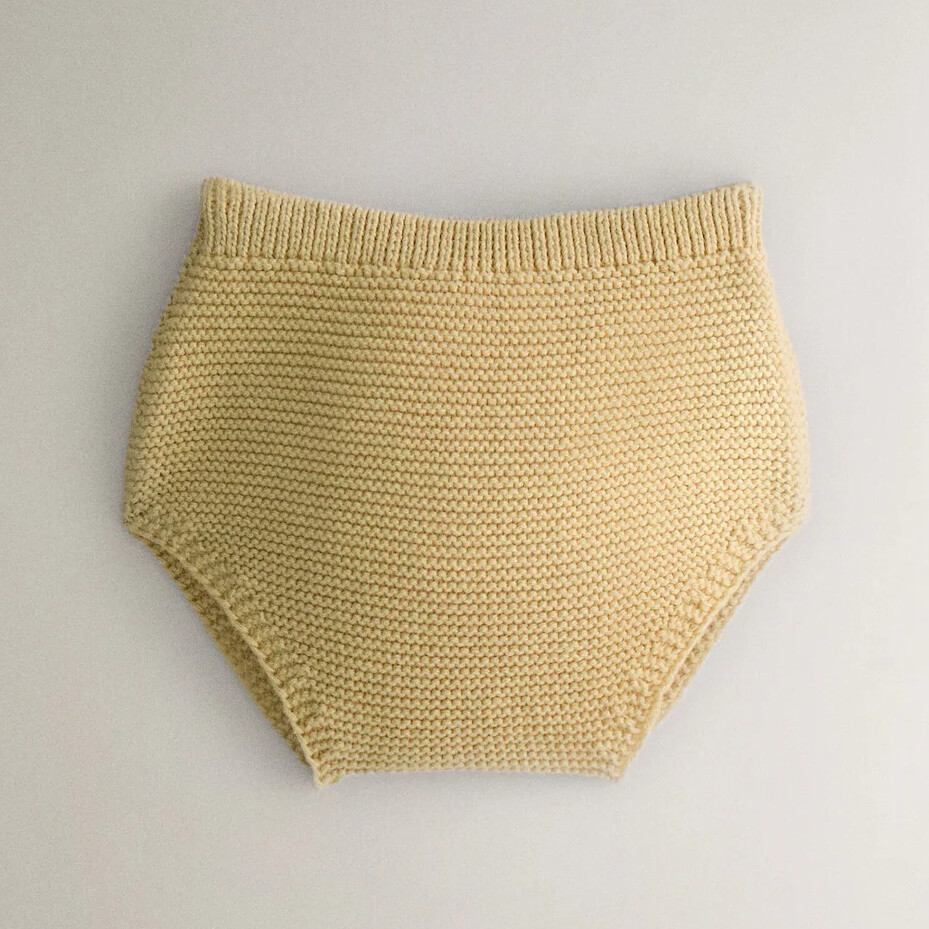 

Детские блумеры Zara Home Chunky Knit, желтый