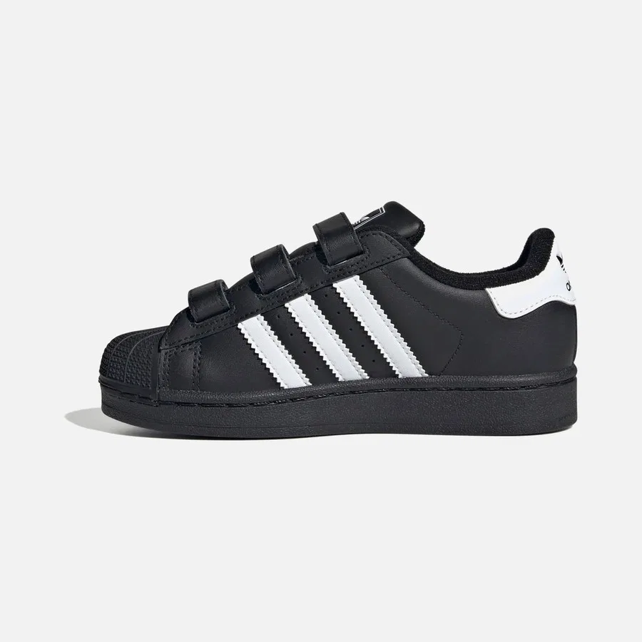 Детские спортивные кроссовки с закрытой пяткой Originals Superstar II Comfort Closure, adidas, Черный — фото 2