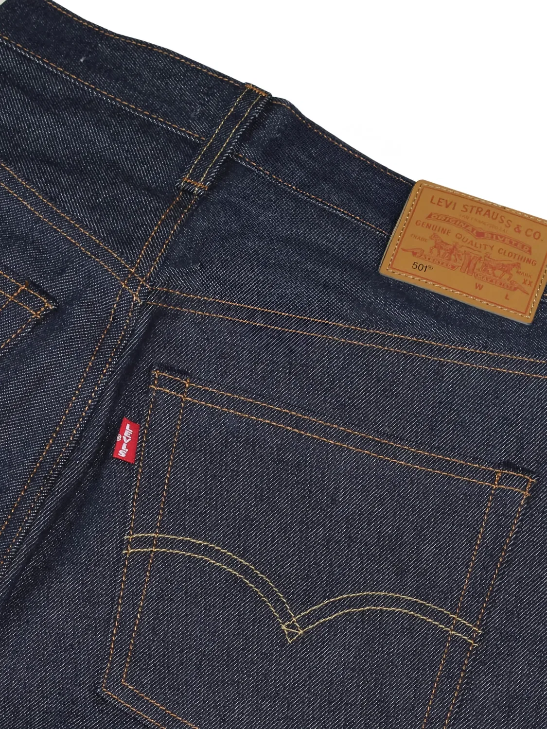 Джинсы 501 Original Selvedge, синие Levi's, синий — фото 3